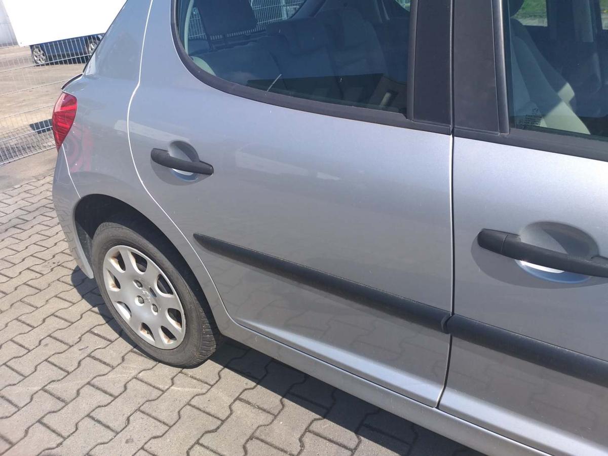 Peugeot 207 original T&uuml;r hinten rechts EZR Aluminium Grau Rohbau Bj.2007